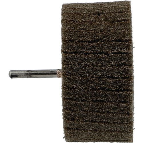 Roue à Lamelles Sur Tige Beartex Ø100x50x6mm Grain Moyen