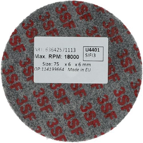 Roue Unitised Rapid Blend Nex Ø75x6x6mm Grain Nex 3sf U4401