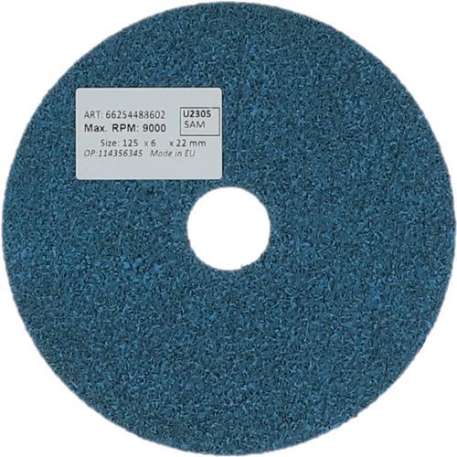 Roue Unitised Vortex Rapid Blend Ø125x6x22mm Grain Vor 5am U2305