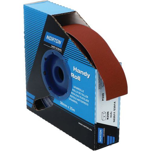 Rouleau Abrasif D'atelier K20n 38x25mmm Grain 240