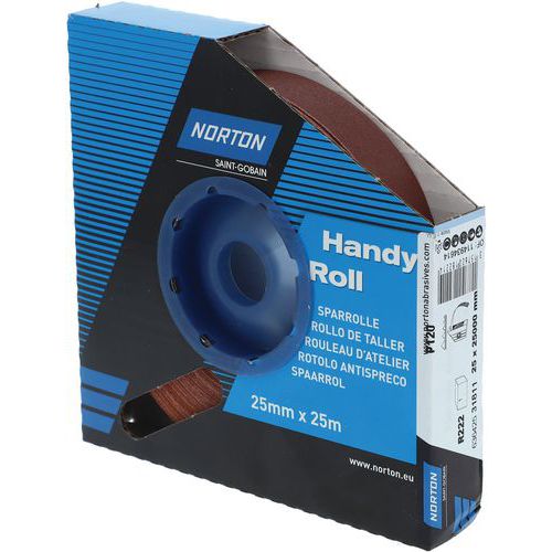 Rouleau Abrasif D'atelier R222 25x25mmm Grain 120