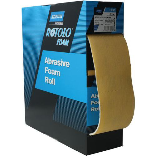Rouleau Abrasif Mousse Gold Reserve A296 Ã˜115x25mmm Grain 240
