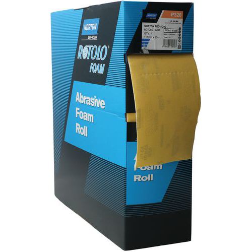 Rouleau Abrasif Mousse Gold Reserve A296 Ã˜115x25mmm Grain 320