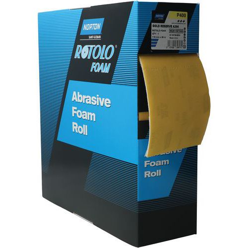 Rouleau Abrasif Mousse Gold Reserve A296 Ã˜115x25mmm Grain 400