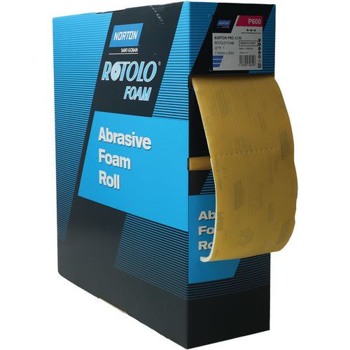 Rouleau Abrasif Mousse Gold Reserve A296 Ã˜115x25mmm Grain 600