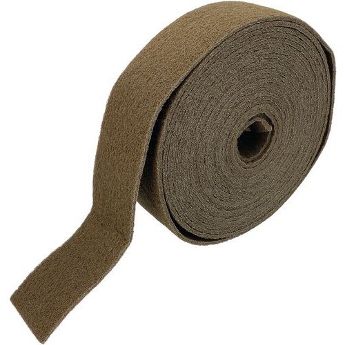 Norton - Rouleau abrasif Beartex Rotolo 100x10mm - Grain Moyen - Finition - 10m