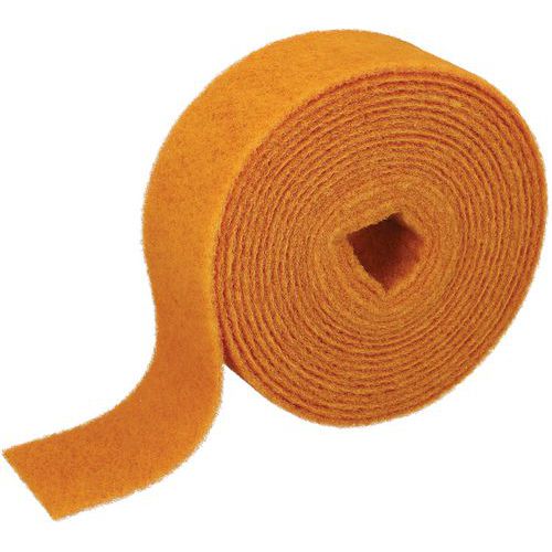 Rouleau Abrasif Non Tissé Beartex Rotolo 100x10mmm Grain Moyen Fin
