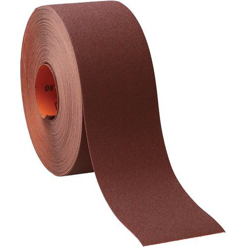Rouleau Abrasif Toile R222 100x50mmm Grain 80