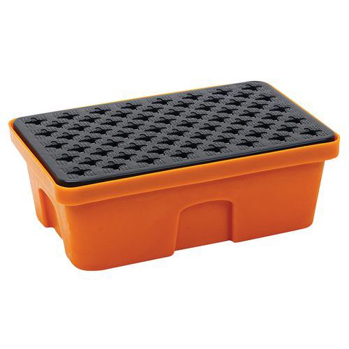 Bac De Rétention Plastique 40l Avec Caillebotis