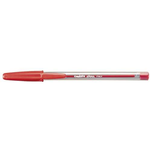 Stylo bille pointe moyenne 1mm Carioca sfera rouge thumbnail image 1