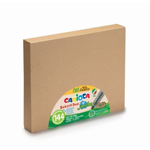 Schoolpack 144 feutres pointe extra large couleurs assorties thumbnail image 1