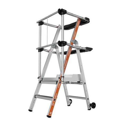 Plate-forme Double Tablette - 2 Marches