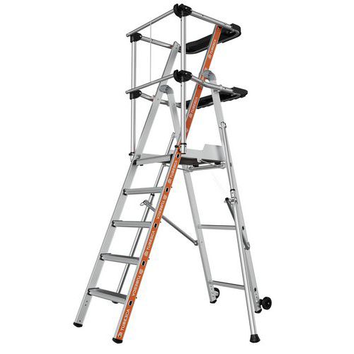 Plate-forme Double Tablette - 5 Marches