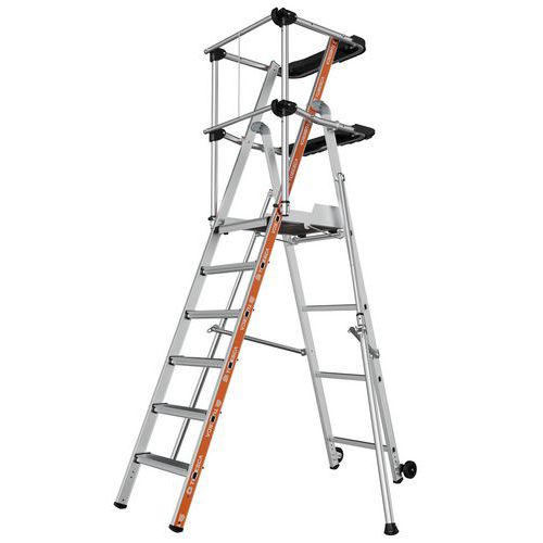 Plate-forme Double Tablette - 6 Marches