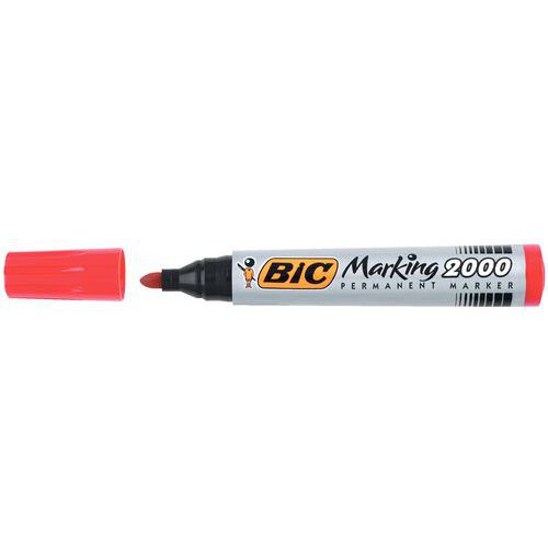 Marqueur - Bic Marking 2000 - Pointe Ogive Rouge