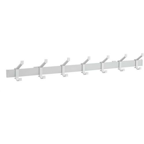 Portemanteau Mural Gris Largeur:105 Cm Mat.:aluminium