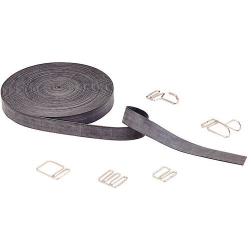 Sangle Réglable En Caoutchouc Longueur: 25 Avec Crochets