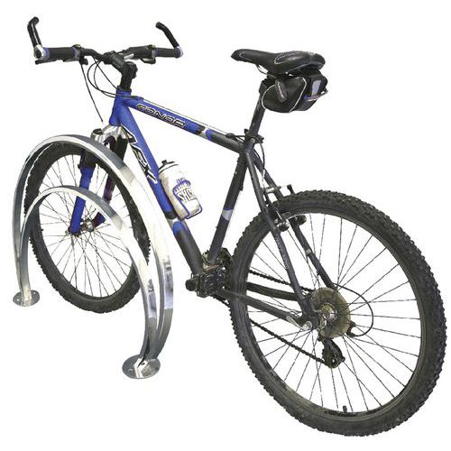 Support Pour 2 Roues Oméga - Inox