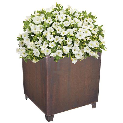Jardinière Oléa Carrée Ø 75 Cm - Acier Corten