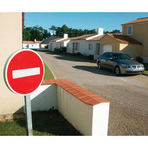 Poteau 80x40 Acier Galvanisé - Longueur 2m - Usage Voirie - Robuste et Durable