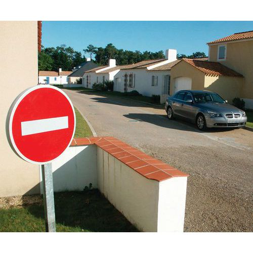 Poteau 80x40 Acier Galvanisé Long 3m - Robuste et Durable pour Voirie