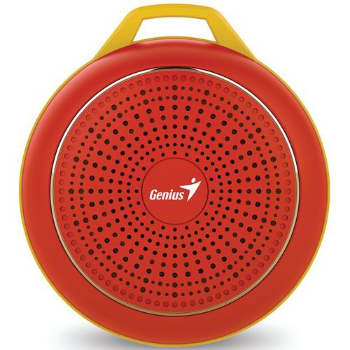 Enceinte Bluetooth SP-906BT 3W Rouge - Sans Fil, Compacte et Puissante - Idéale pour Musique Nomade