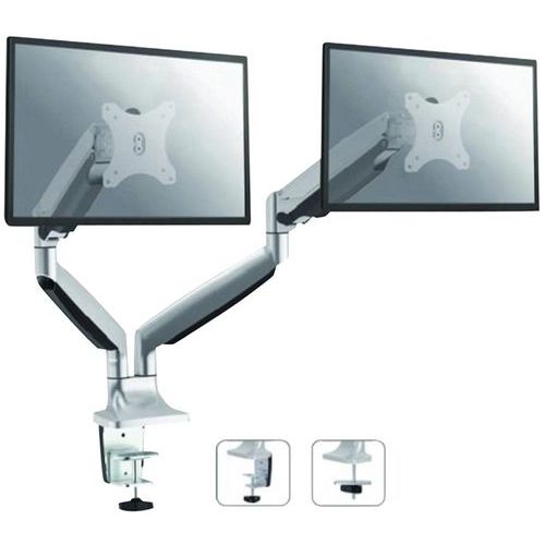 Support Télescopique Pour 2 Ã‰crans Plats 32 à Pince