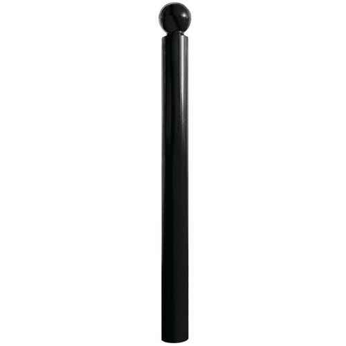 Potelet décoratif boule Ø 76 cm - Noir Métal - À sceller - Voirie