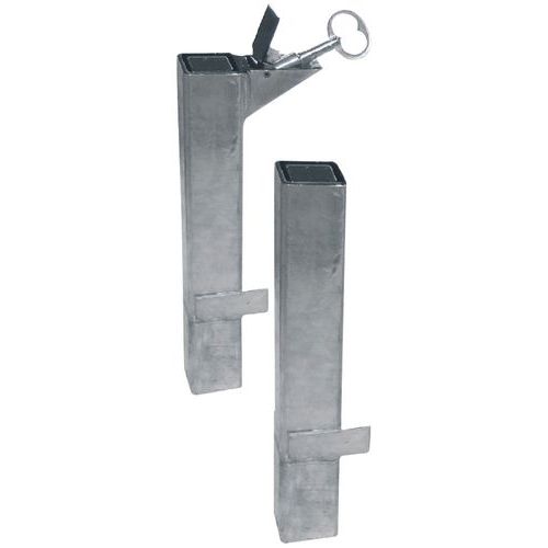 Kit d'amovibilité pour barrière Lisbonne - Fixation Voirie - Facile à installer