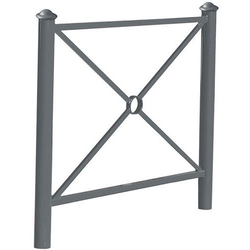 Barrière Province Agora 1,57m Gris - Voirie - Hauteur 124mm - Robuste et Durable