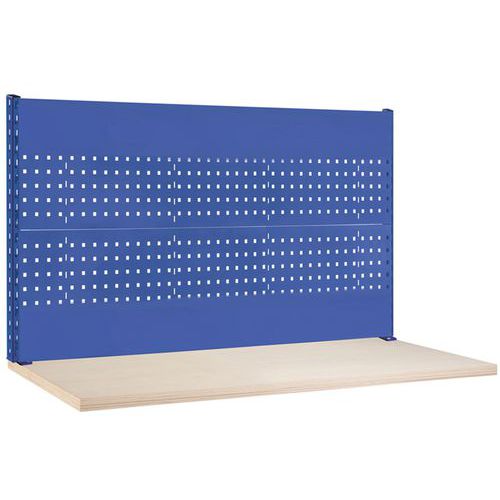 Panneau Perforé Pour Ã‰tabli H700xl1500xp 60 Mm Bleu Pigeon