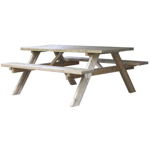 Table Bancs Picnic 177 M Pmr - À Poser