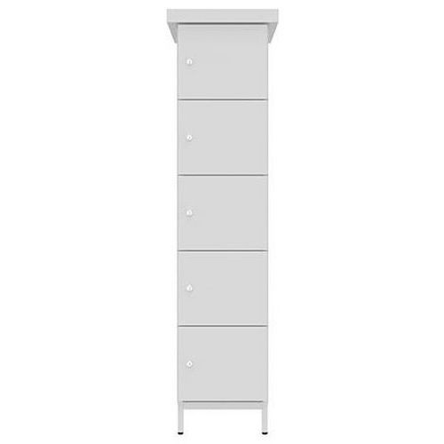 Armoire Extérieure Électrifiée À 5 Casiers Beige Ral 1015