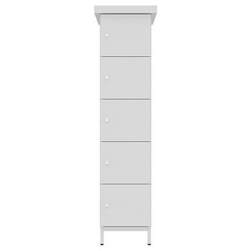 Armoire Extérieure Électrifiée À 5 Casiers Bleue Ral 5017