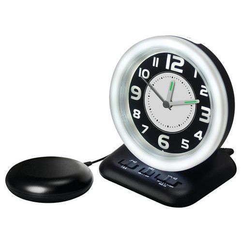 Réveil Amplifié Vibreur Analogique Wake'n'shake Vintage - Geemarc