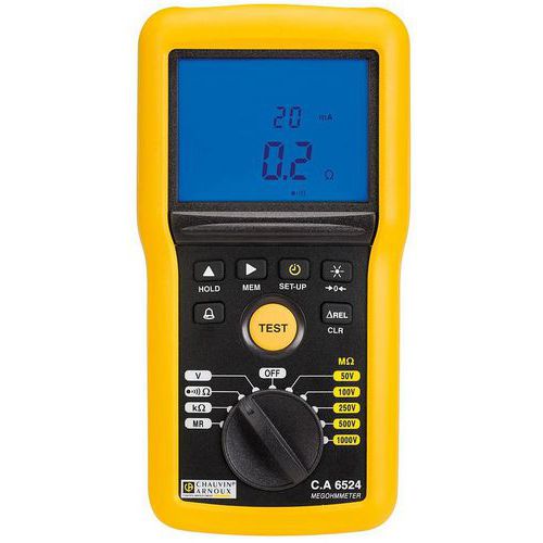 Ca6524+Contr�leur+D%27isolement+50v/100v/250v/500v/1kv