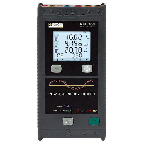 Pel103 Enregistreur De Puissances Et D'énergies Triphasé