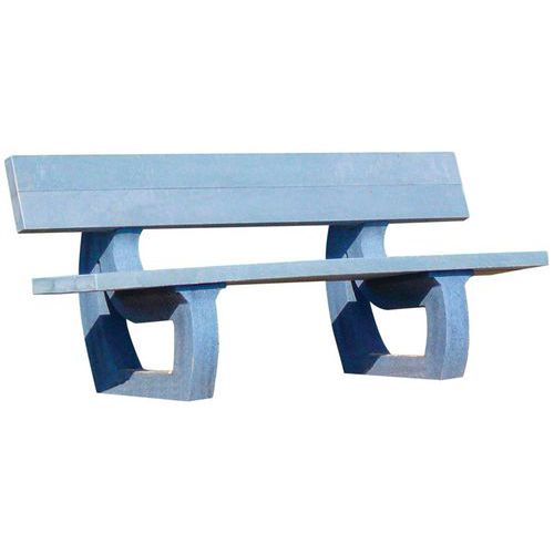 Banc Parc 180 Cm - Livré Monté - Gris