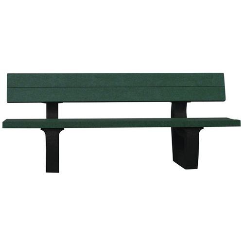 Banc Parc Long 180 Cm - Livré Monté - Vert