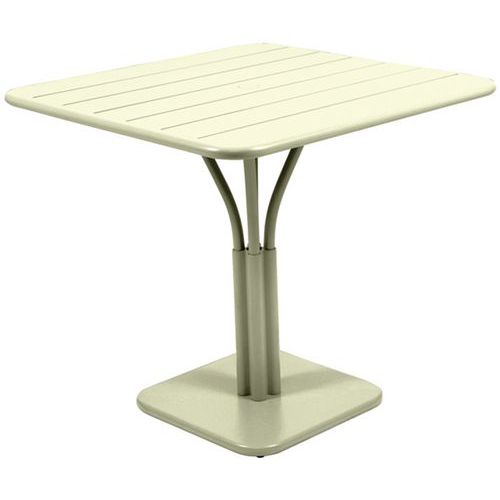Guéridon Luxembourg 80x80 Vert Tilleul - Table de Jardin Design et Robuste