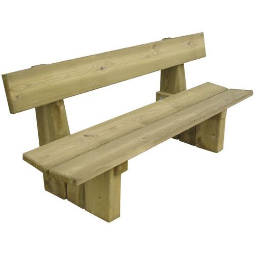 Banc bois Forme Banc bois Forme