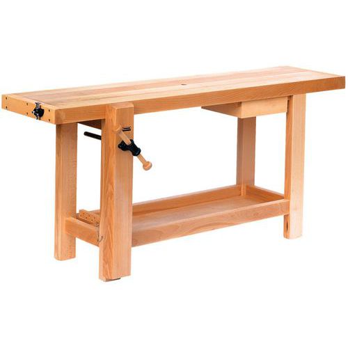 Établi de menuisier 2000x500 mm Robuste et Durable pour Atelier