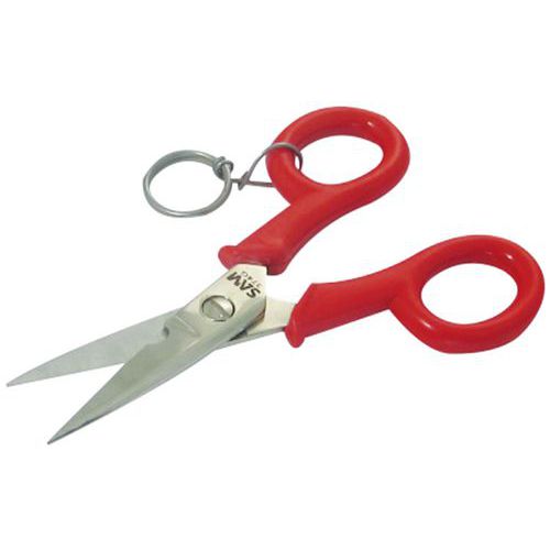 Ciseaux Electricien Branches Surmoulees Avec Clip Inox Fme