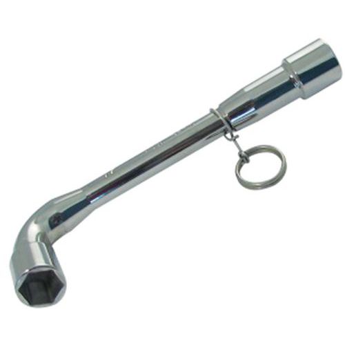 Clé A Pipe Debouchee 6/6 Pans 15 Mm Avec Clip Inox Fme