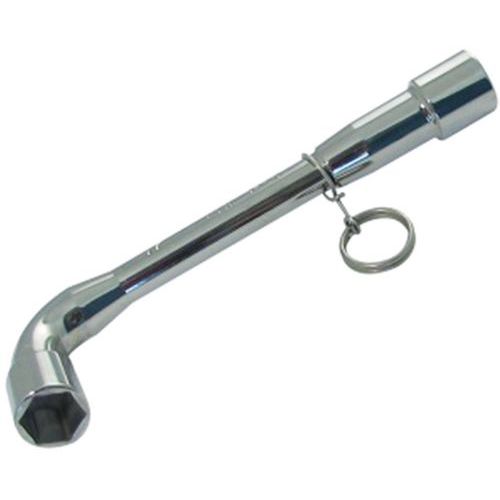 Clé A Pipe Debouchee 6/6 Pans 17 Mm Avec Clip Inox Fme