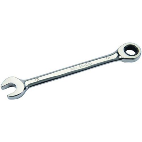 SAM - Clé mixte à cliquet 15 mm - Longueur 199.5 mm - Outillage à main professionnel