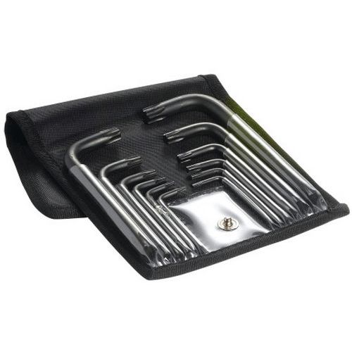 Jeu de 12 cles males coudees torx en trousse Jeu de 12 cles males coudees torx en trousse