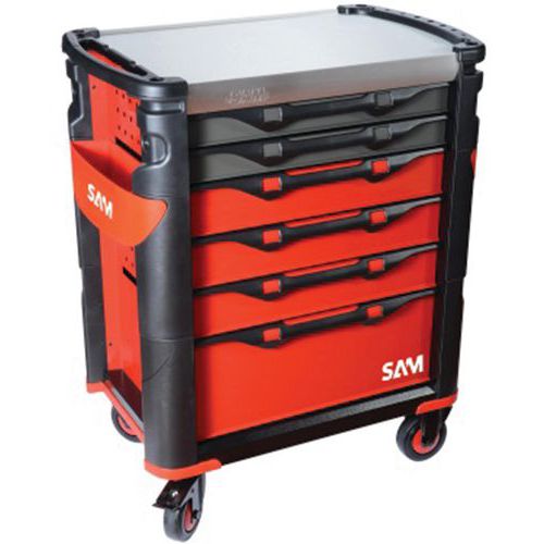 Servante 41 - 6 tiroirs module abs 200 outils Servante 41 - 6 tiroirs module abs 200 outils