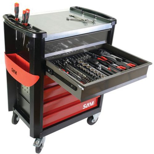 Composition Mecanique Automobile En Module Mousse + Servante