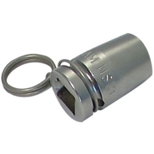 Douille Chocs 1/2 Courte 6 Pans De 13mm Avec Clip Inox Fme